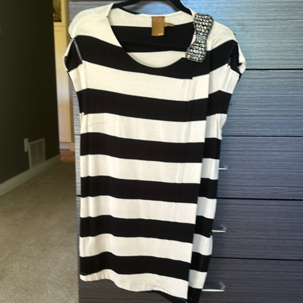 Ali Ro Striped tunic Top